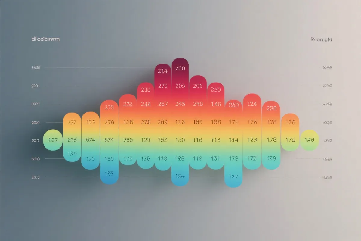 历史号码分布热力图示意
